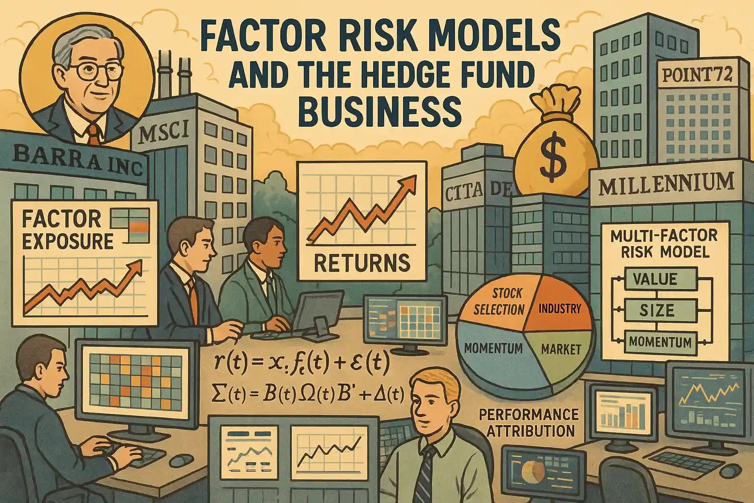 Factor Risk Models and the Hedge Fund Business